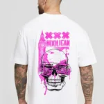 Unisex Holigan Sırt Baskılı Oversize Beyaz Tshirt - L-alttext1