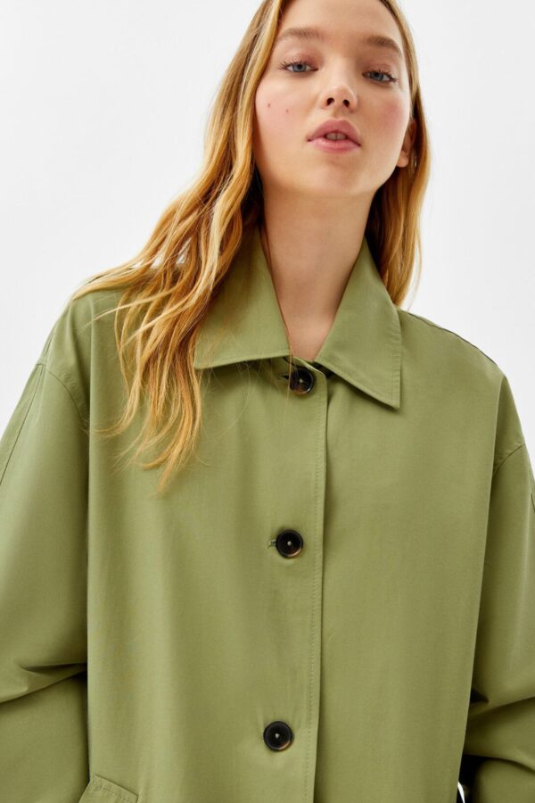 Belted Trench Coat - Görsel 2