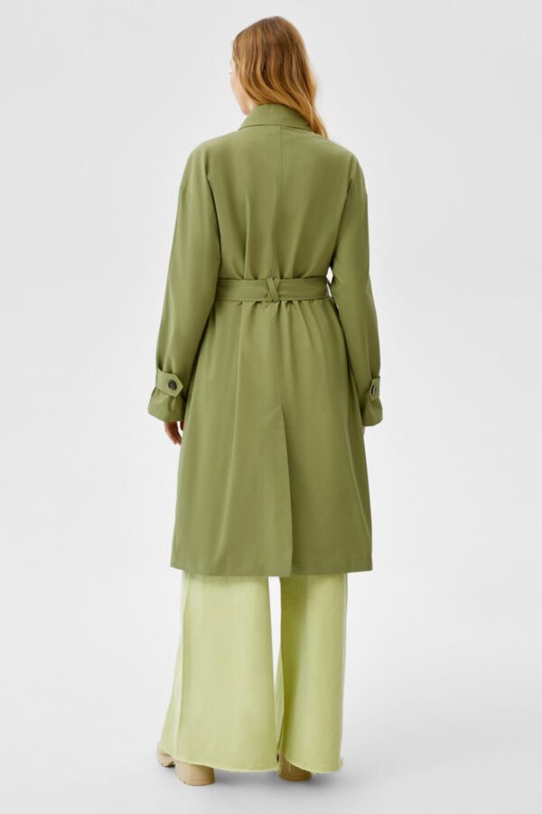 Belted Trench Coat - Görsel 3