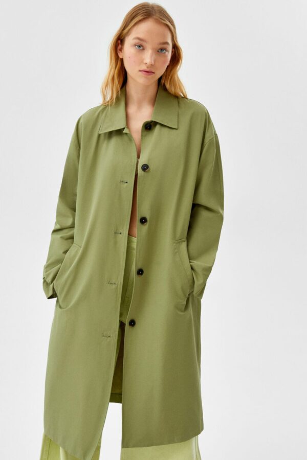 Belted Trench Coat - Görsel 4
