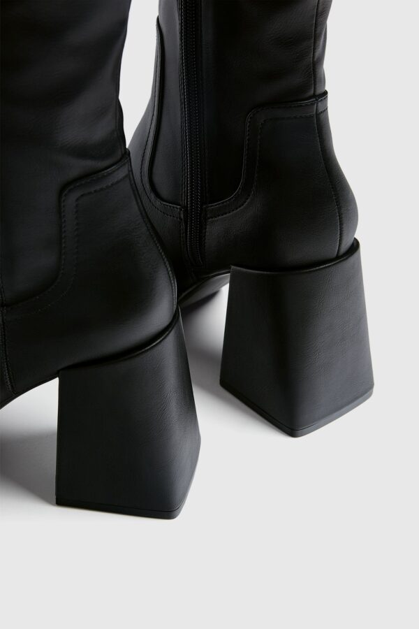 Knee-High Heeled Boots - Görsel 3