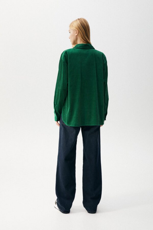 Oversized Corduroy Shirt - Görsel 2