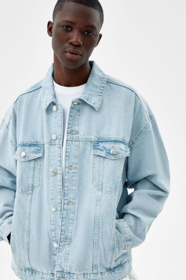 Oversized Denim Jacket - Görsel 3