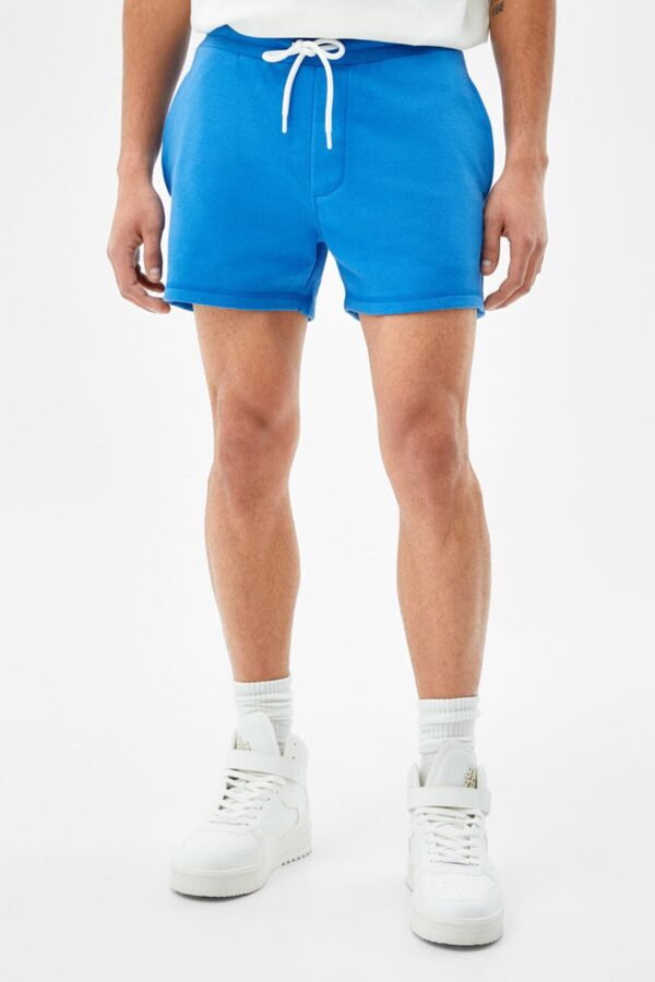 Plush Bermuda Sweat Shorts - Görsel 3