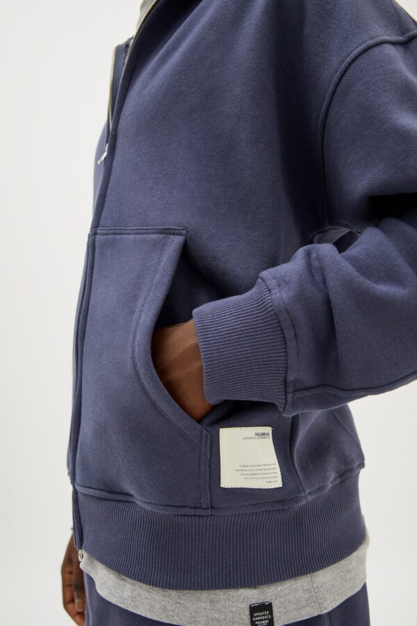 Oversize Hoodie With Zipper - Görsel 3