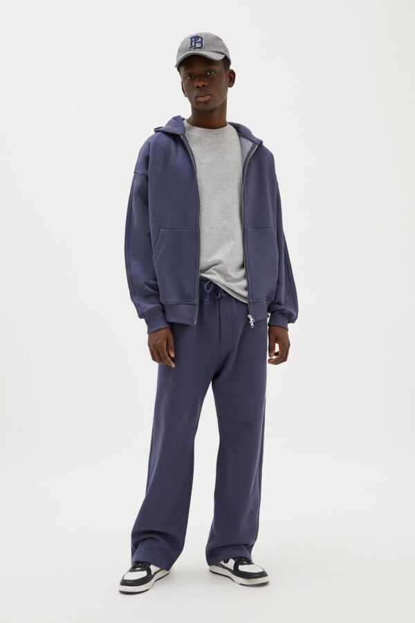 Oversize Hoodie With Zipper - Görsel 4