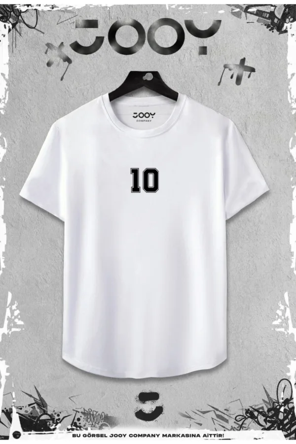 2'li 10 Numara Slim Fit Beyaz Tshirt - Siyah Şortlu Takım - XL-alttext2