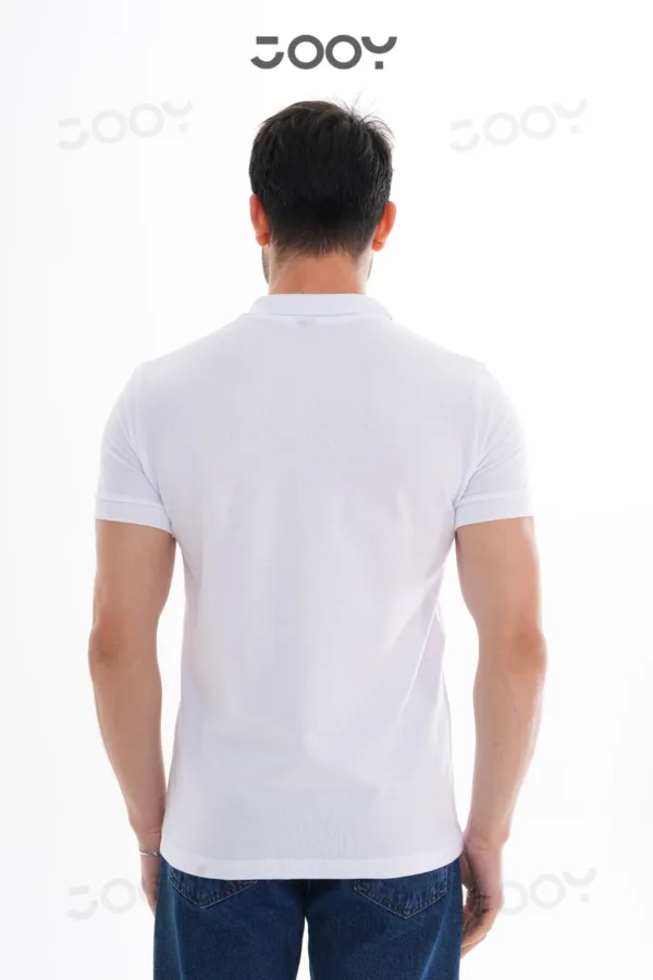 2'li Avantaj Paket Siyah - Beyaz %100 Pamuk Erkek Polo Yaka T-Shirt - 2XL-alttext5