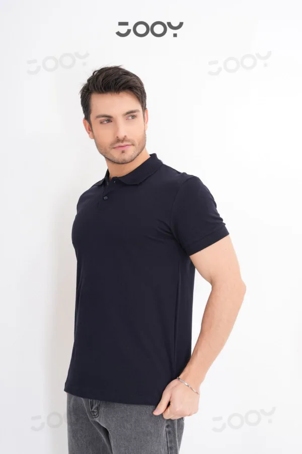 2'li Avantaj Paket Siyah - Lacivert %100 Pamuk Erkek Polo Yaka T-Shirt - XL-alttext5