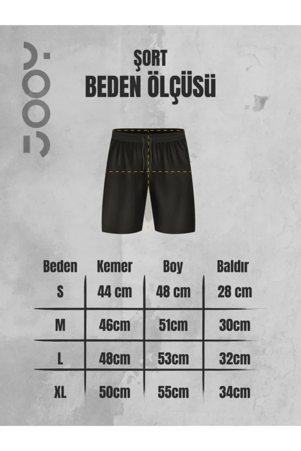 2'li Gri Erkek Penye Şort Avantaj Set - M-alttext3