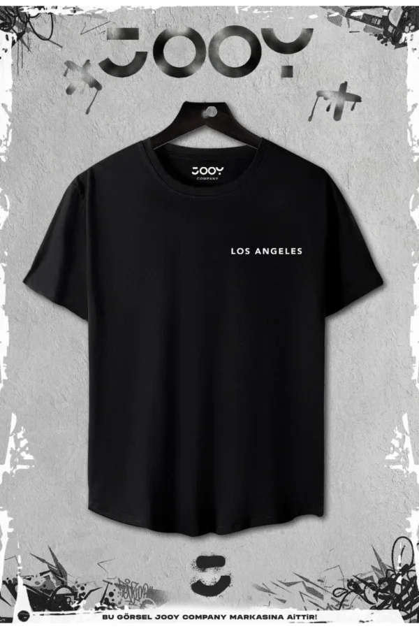 2'li Los Angeles Slim Fit Siyah Tshirt - Siyah Şortlu Takım - S-alttext2