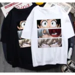 Anime Naruto Oversize Tshirt Siyah Beyaz 2'li Set - M-alttext1