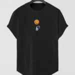 Astronot Baskılı Slim Fit Oval Kesim T-Shirt - M-alttext1
