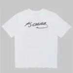 Atatürk İmza Baskılı Beyaz Oversize Tshirt - S-alttext1