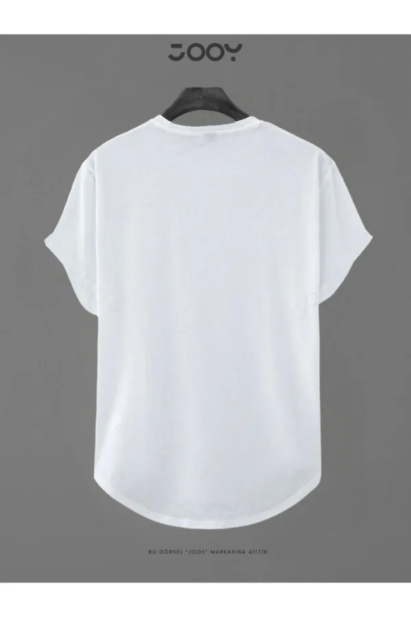 Atatürk Siluet Baskılı Slim Fit Oval Kesim Unisex T-Shirt - L-alttext2