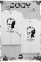 Atatürk Siluet İmza Baskılı Çift Kombini Beyaz Oversize Tshirt 2'li Set-alttext1