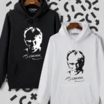 Atatürk Siluet İmza Baskılı Siyah Beyaz Kapüşonlu Sweatshirt Avantaj Paketi 2'li Set - XL-alttext1