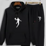 Basketball Player Siyah Kapüşonlu Sweatshirt Siyah Eşofman Altı Takım - S-alttext1