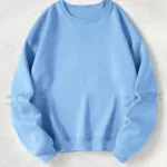Bebe Mavi 3 iplik Bisiklet Yaka Düz Baskısız Basic Sweatshirt - XL-alttext1