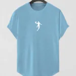 Bebe Mavi Basketball Player Baskılı Slim Fit Oval Kesim T-Shirt - 2XL-alttext1
