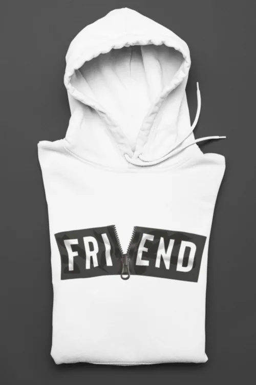 Beyaz Friend Sweatshirt Hoodie
