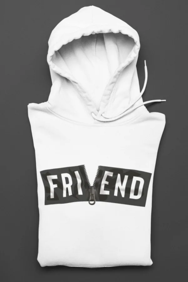 Beyaz Friend Sweatshirt Hoodie - S-alttext1