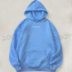 Brooklyn JC Baskılı Bebe Mavi 3 İplik Kapüşonlu Sweatshirt Hoodie - M-alttext1