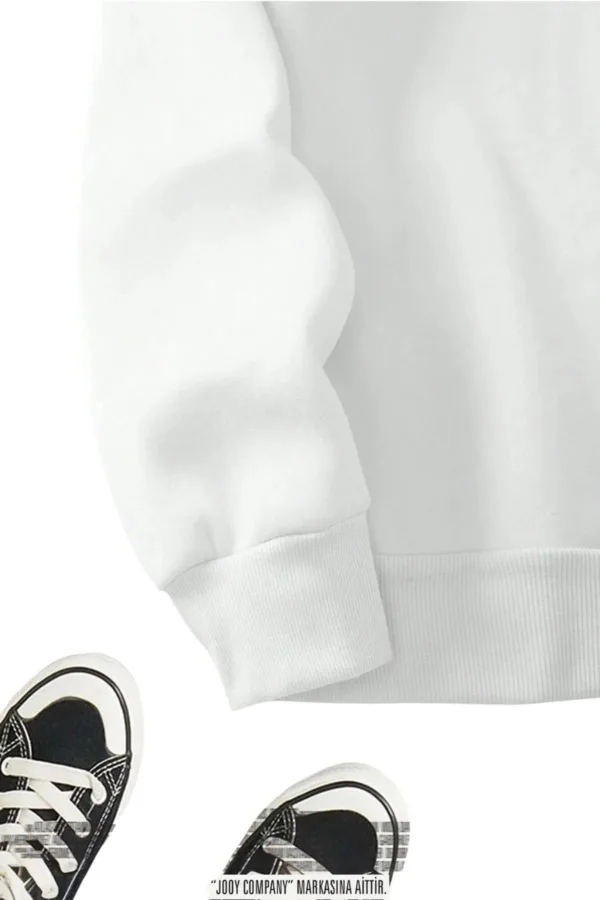 Brooklyn JC Yarım Fermuarlı Sweatshirt Siyah - Beyaz 2'li Kampanya Set - XL-alttext4