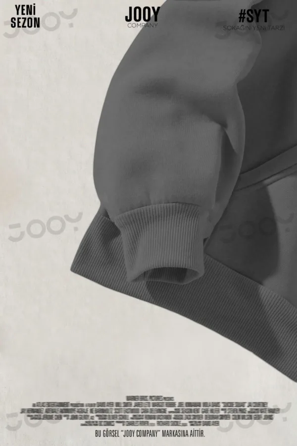 Destiny Duman Gri Füme Kadın Kapüşonlu Sweatshirt Hoodie - M-alttext4