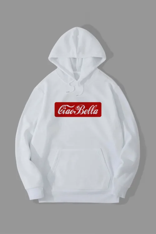 Ciao Bella Tasarım Kapüşonlu Sweatshirt