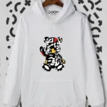 Color Bear Baskılı Kapüşonlu Sweatshirt - S-alttext1