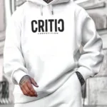 Critic Tasarım Erkek Kapüşonlu Sweatshirt Hoodie - L-alttext1