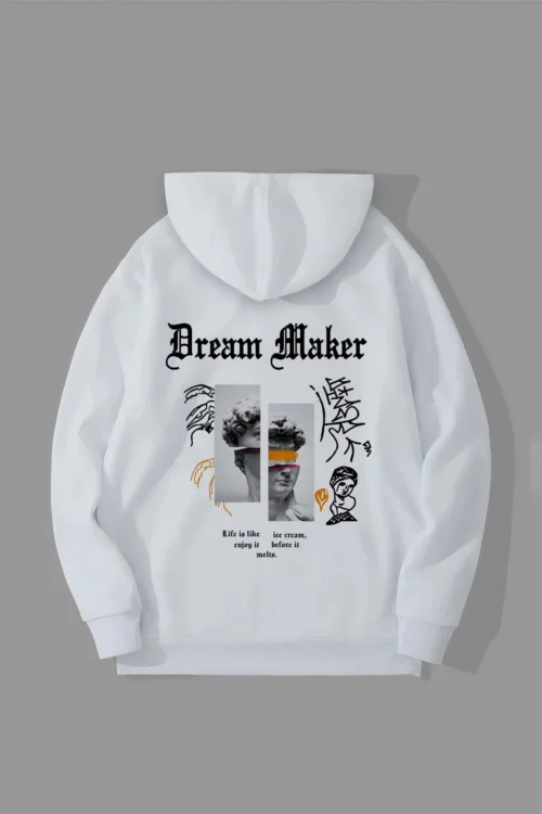 Dream Maker Tasarım Kapüşonlu Sweatshirt