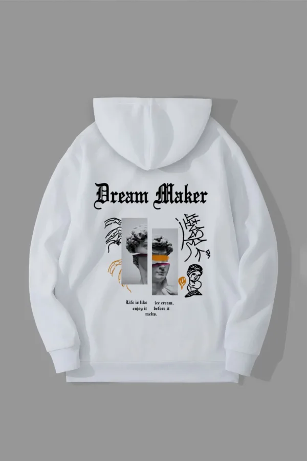 Dream Maker Tasarım Kapüşonlu Sweatshirt - S-alttext1