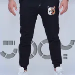 Erkek Siyah Tokyo Panda Penye Eşofman Altı - L-alttext1
