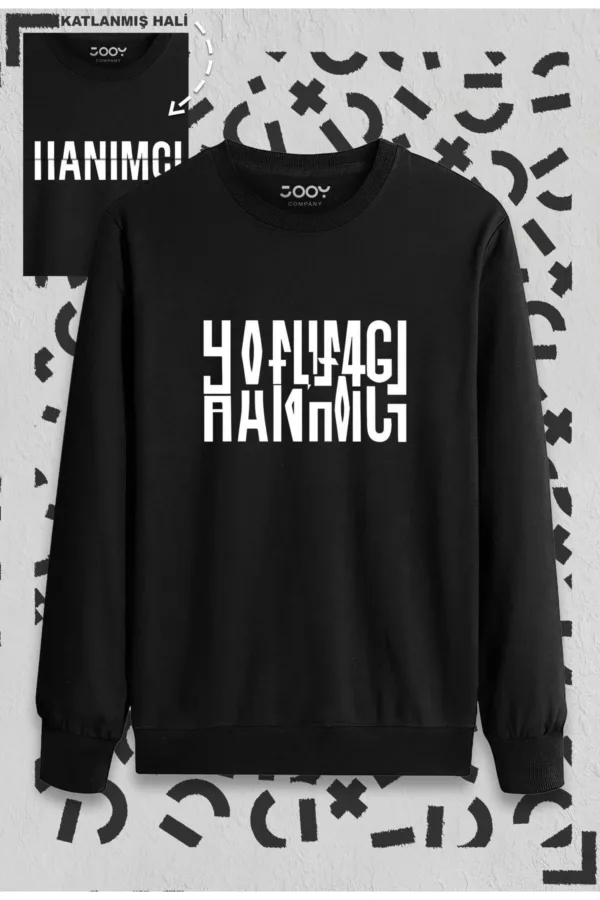 Hanımcı Beyci Sevgili Çift Kombini Katlamalı Tasarım Bisiklet Yaka 2'li Set-alttext3