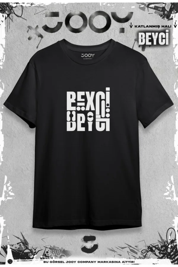 Hanımcı Beyci Sevgili Kombini Katlamalı Tasarım Siyah Oversize Tshirt 2'li Set - XL/S-alttext4