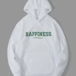 Happiness Baskılı Kapüşonlu Sweatshirt - M-alttext1