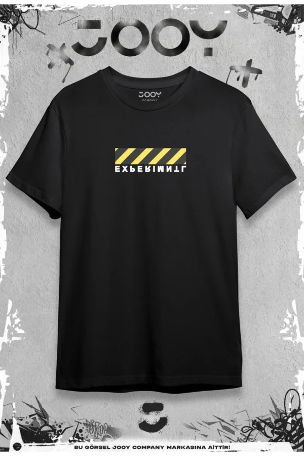 Inci Küpeli Kız Tasarım Siyah Oversize Tshirt - M-alttext2