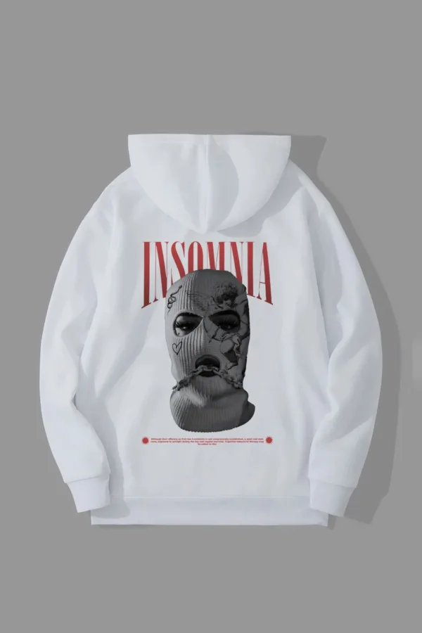 Insomnia Tasarım Kapüşonlu Sweatshirt Hoodie - S-alttext1