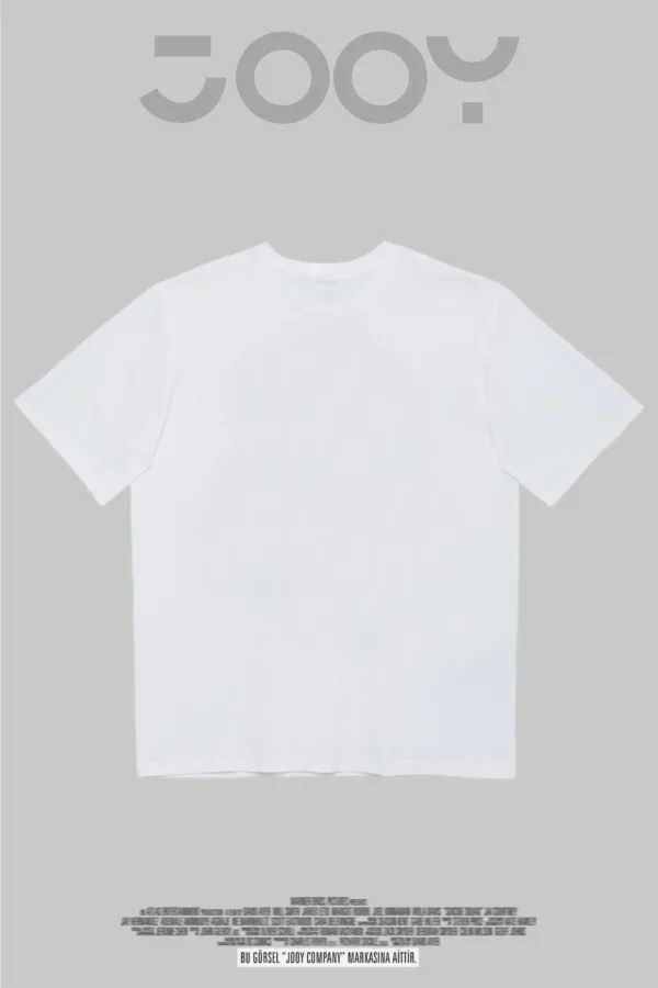 Kadın Düz Beyaz Oversize Tshirt - S-alttext3