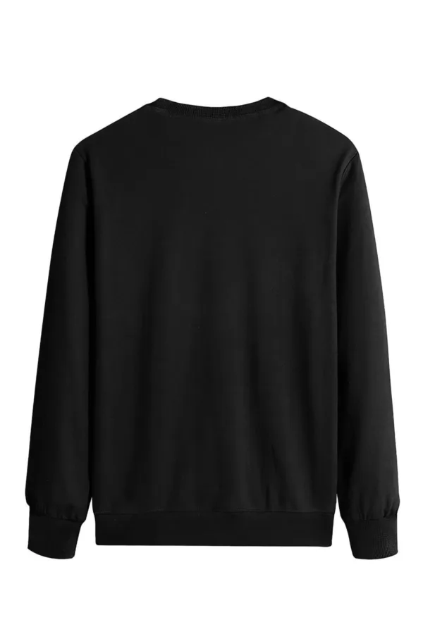 Kalp El Baskılı Sevgili Çift Kombini Bisiklet Yaka Sweatshirt 2'li Set - M/XL-alttext3