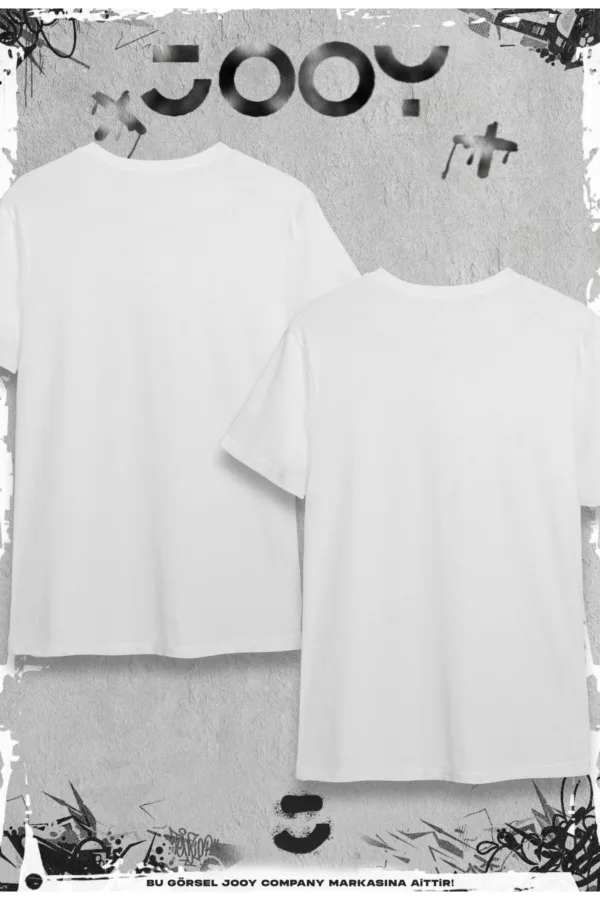 King Queen Baskılı Sevgili Çift Kombini Beyaz Oversize Tshirt 2'li Set - XL/S-alttext3