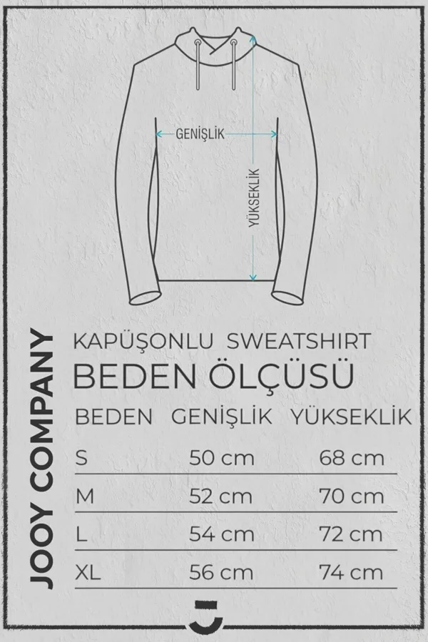 Los Angeles 91 Baskılı Siyah Kapüşonlu Sweatshirt-alttext3