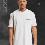 Los Angeles Baskılı Geniş Kalıp Oversize Beyaz T-Shirt-alttext1