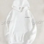 Los Angeles Beyaz 3 İplik Kapüşonlu Sweatshirt Hoodie-alttext1