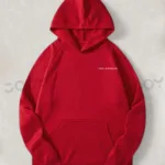 Los Angeles Kırmızı 3 İplik Kapüşonlu Sweatshirt Hoodie - L-alttext1