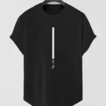 Low Key Baskılı Slim Fit Oval Kesim T-Shirt - L-alttext1