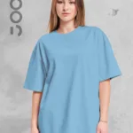 Mavi Bisiklet Yaka Oversize Boyfriend Basic Tshirt-alttext1
