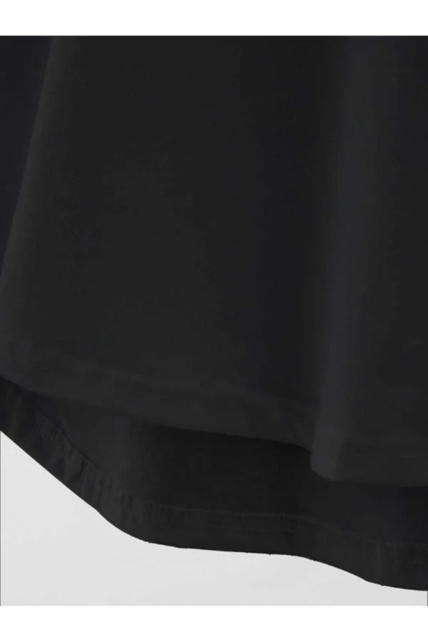 Örümcek Baskılı Slim Fit Oval Kesim T-Shirt - XL-alttext4